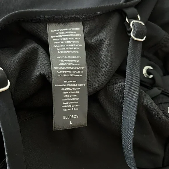 NWT Nautica Lace Up Plunge Swimsuit - Picture 5 of 8